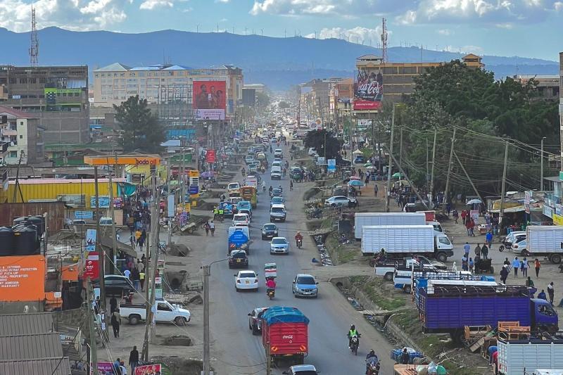 File image of Ongata Rongai town.